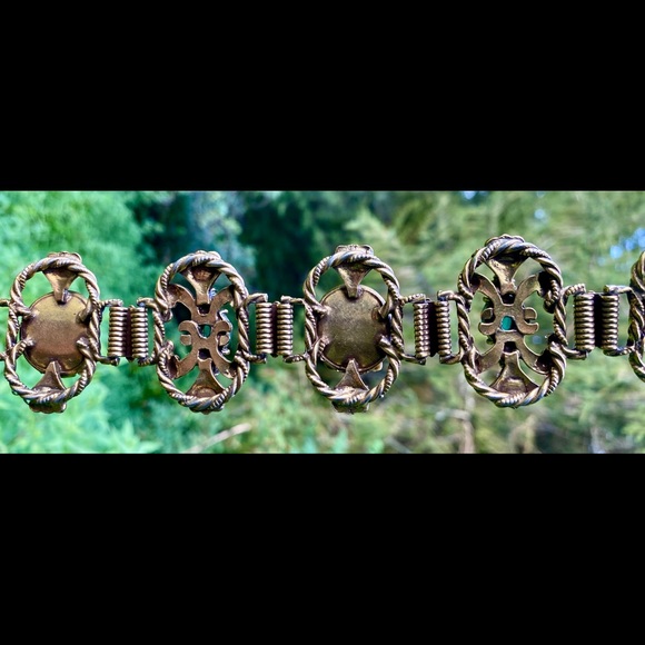 Florenza Gold Tone Faux Pearl Bracelet UNIQUE VINTAGE FLORENZA BRACELET
